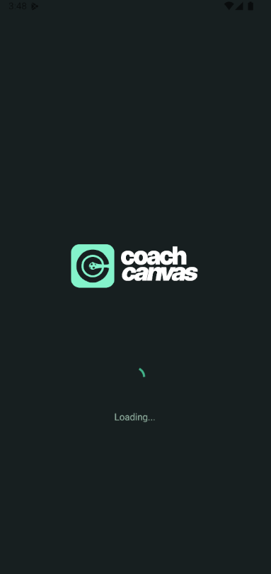 CoachCanvas onboarding and loading experience